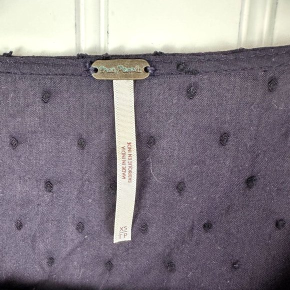 Free People Charlotte Tunic Deep Plum size XL - Picture 3 of 5